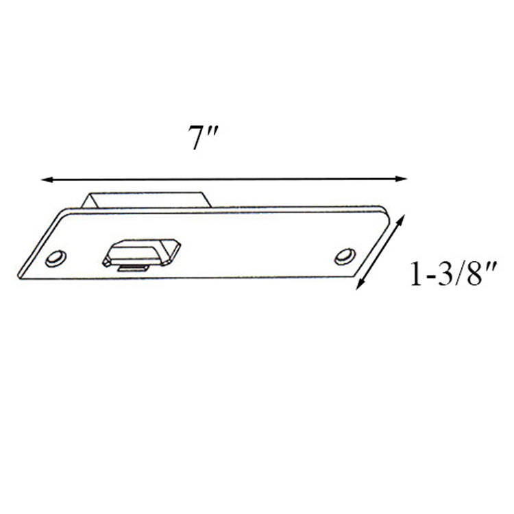 Flush Bolt Receiver - Head PA/ Sill AP