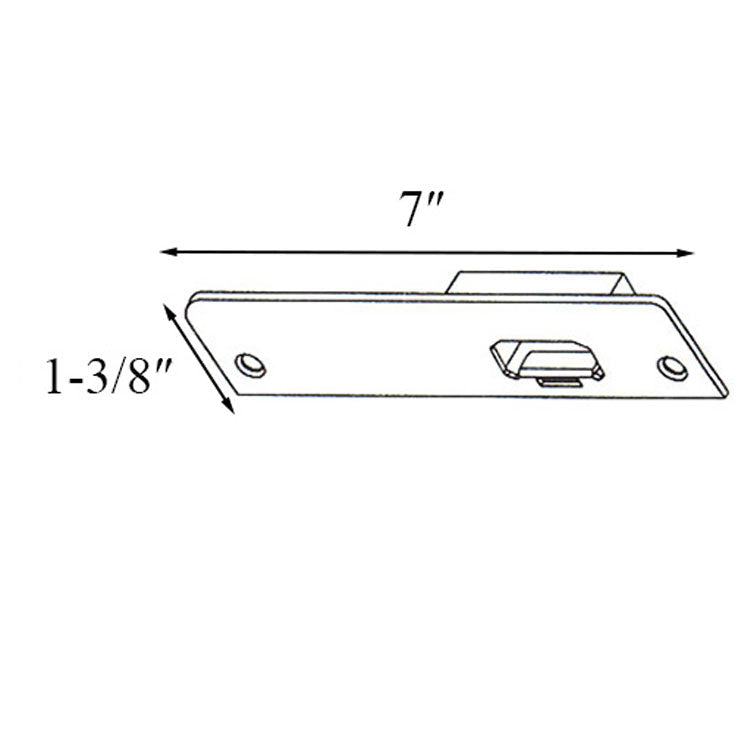 Flush Bolt Receiver - Head PA/ Sill AP