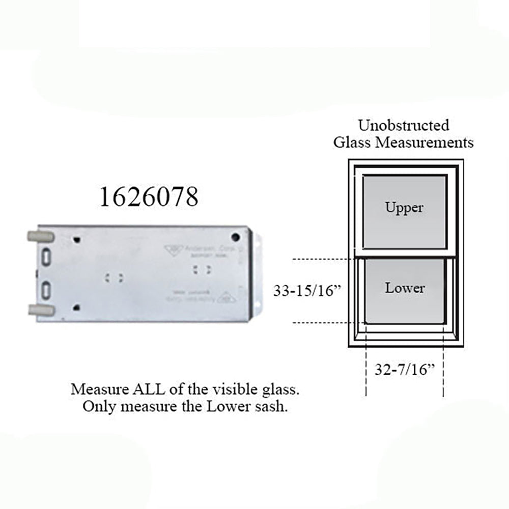 Andersen 200 Series Narroline Window Sash/Counter Balancer, Left Hand - 13L