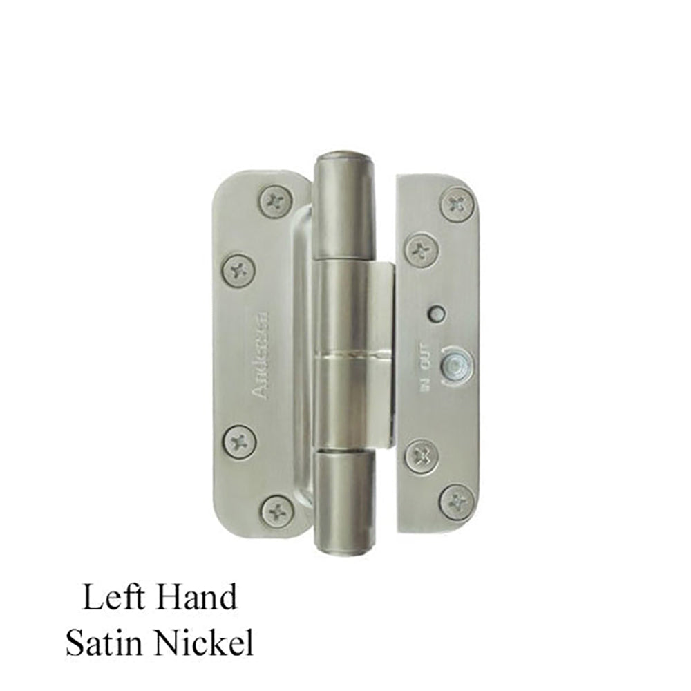 Andersen 4 Hinge Kit, Left Hand (2005-Present) - Satin Nickel