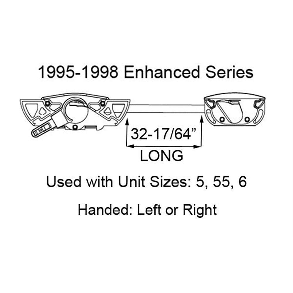 Andersen ENHANCED Casement, Concealed Long Tandem, Dual Sash Lock, Left Hand