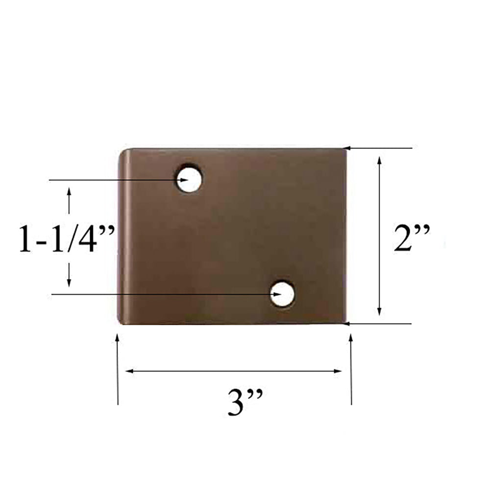 Andersen Jamb Strike Extender, 3" - Stone