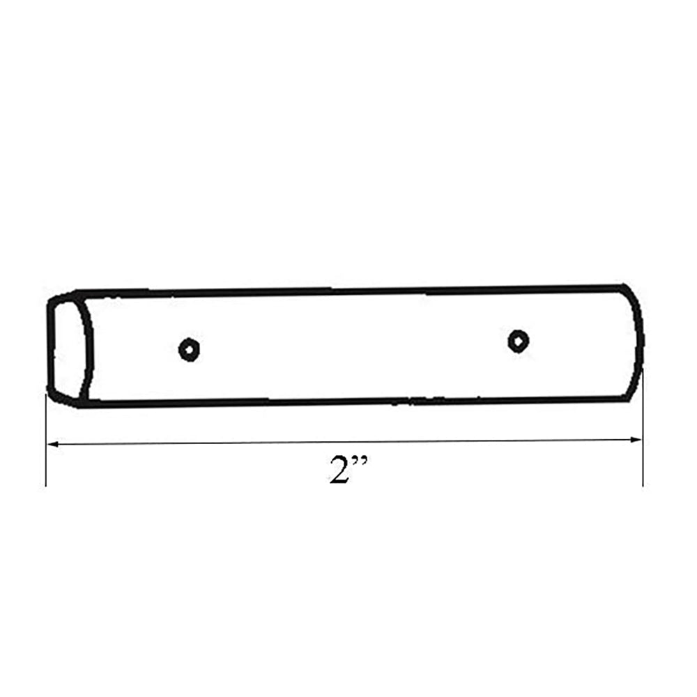 Andersen Perma-Shield Narroline Side Jamb Bumper - Gray