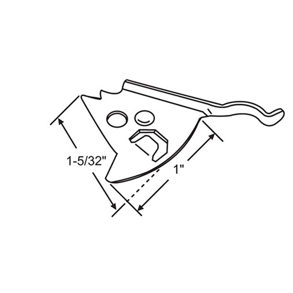 Andersen Screen Wing Blade Locks, Pair