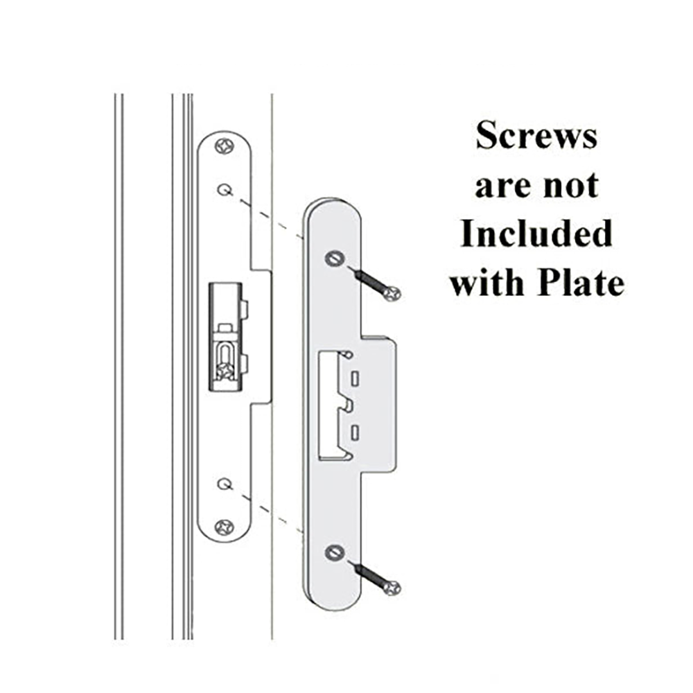 Andersen Tribeca Strike Plate Cover - White