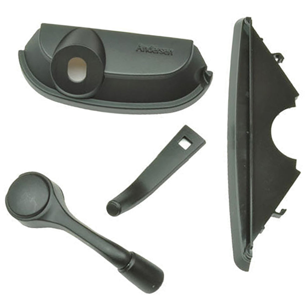 Quincaillerie pour battants, série A Andersen traditionnelle - Noir