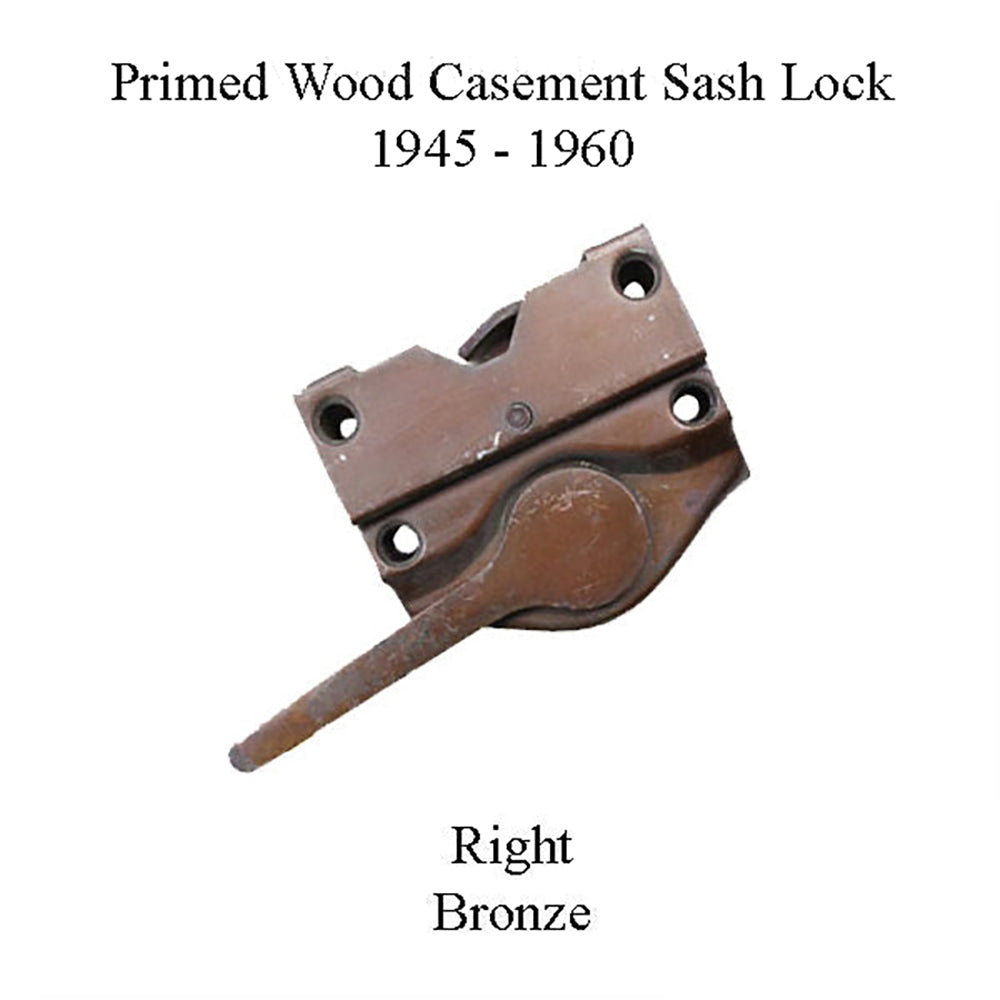 Discontinued - Andersen Casement Sash Lock 1945-1960 - Right, Bronze
