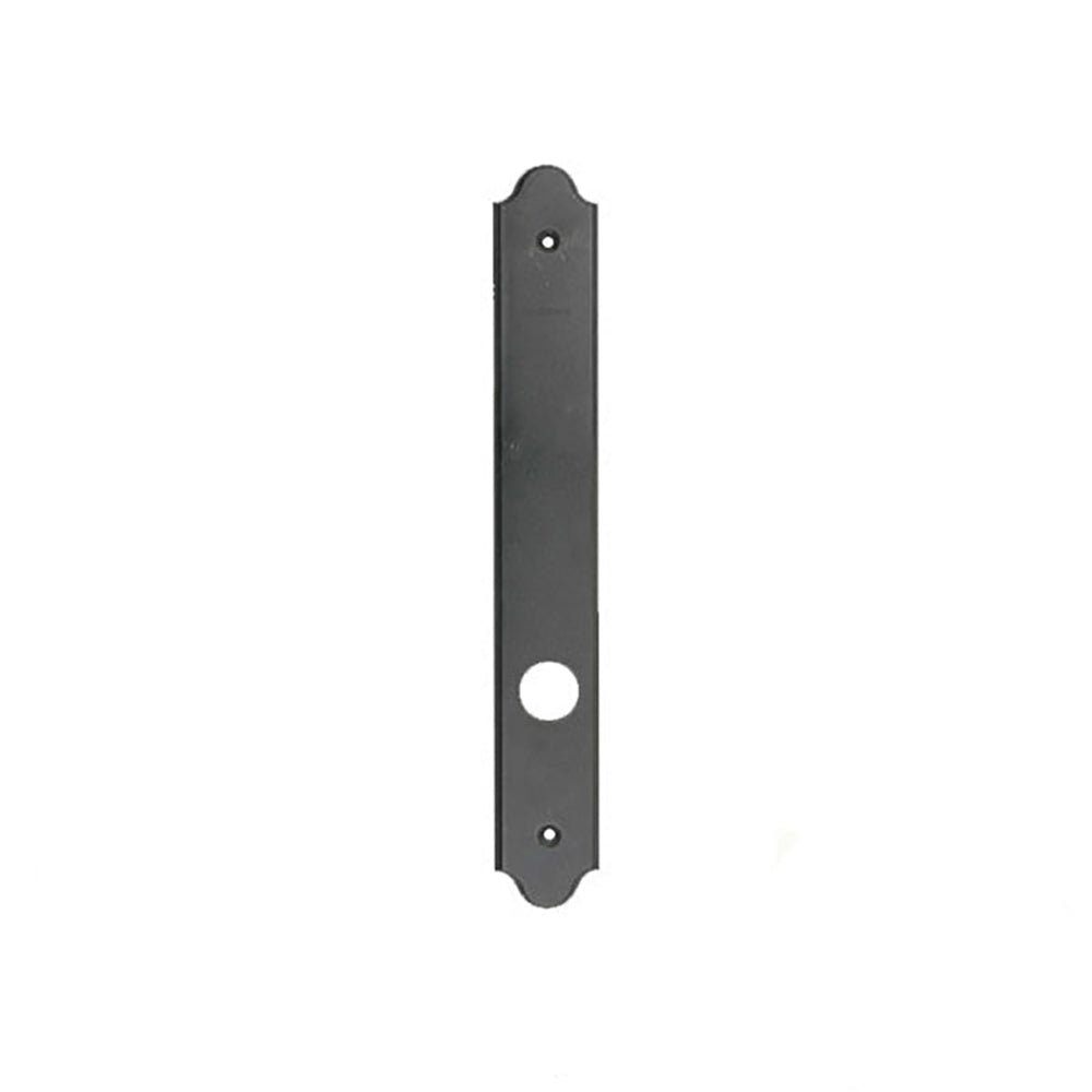 Encino Interior Passive Escutcheon Plate - Distressed Bronze