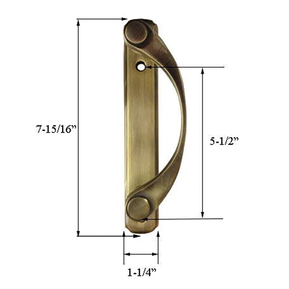 Newbury Gliding Door Single Handle with Right Interior and Left Exterior