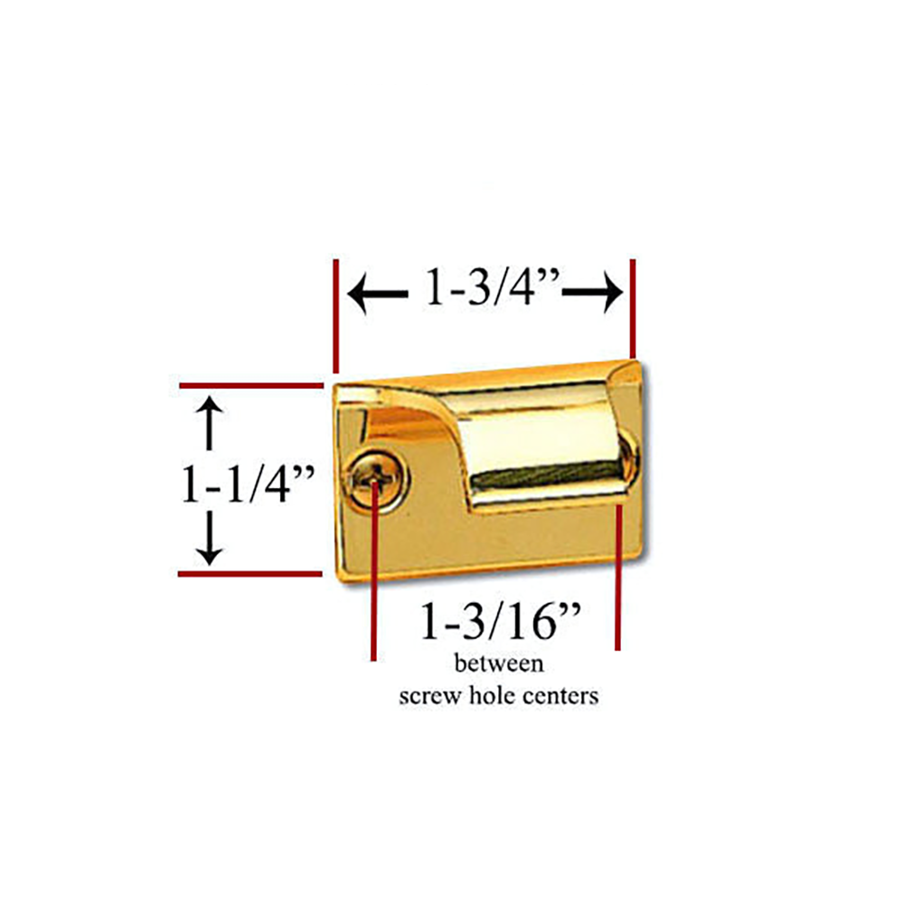 Sash Finger Lift for Double-Hung Windows sold as a Pair