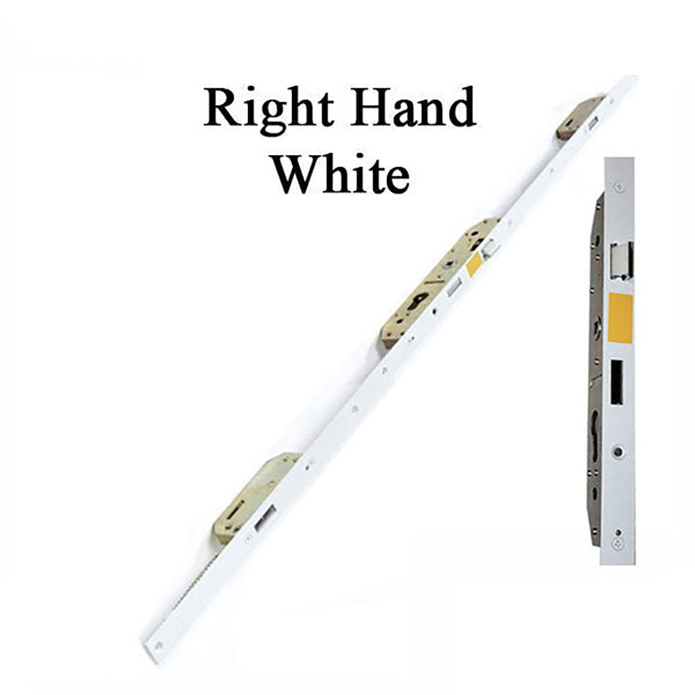 Storm Door Multipoint Lock (MPL), 2 Hooks and Deadbolt, RH - White