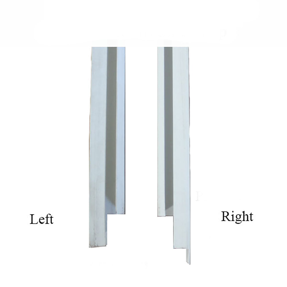 White Side Jamb Weatherstrip for 6 foot 11 inch Door Height