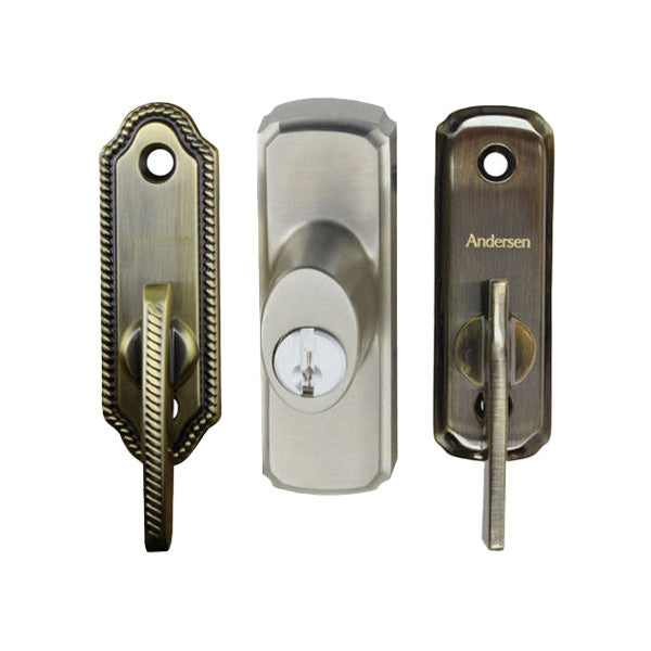 Andersen® Gliding Door Keyed Locks & Thumb Turns