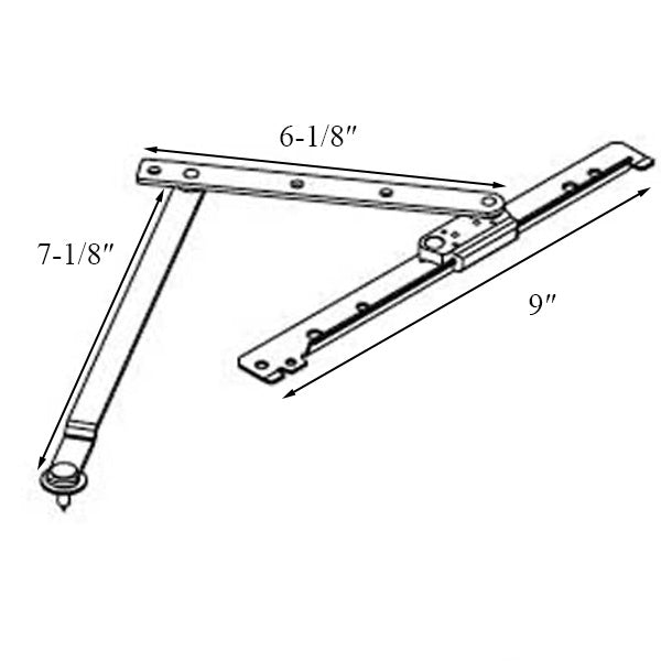 Andersen 20 Inch Enhanced Casement Hinge Right Head 1995-1998