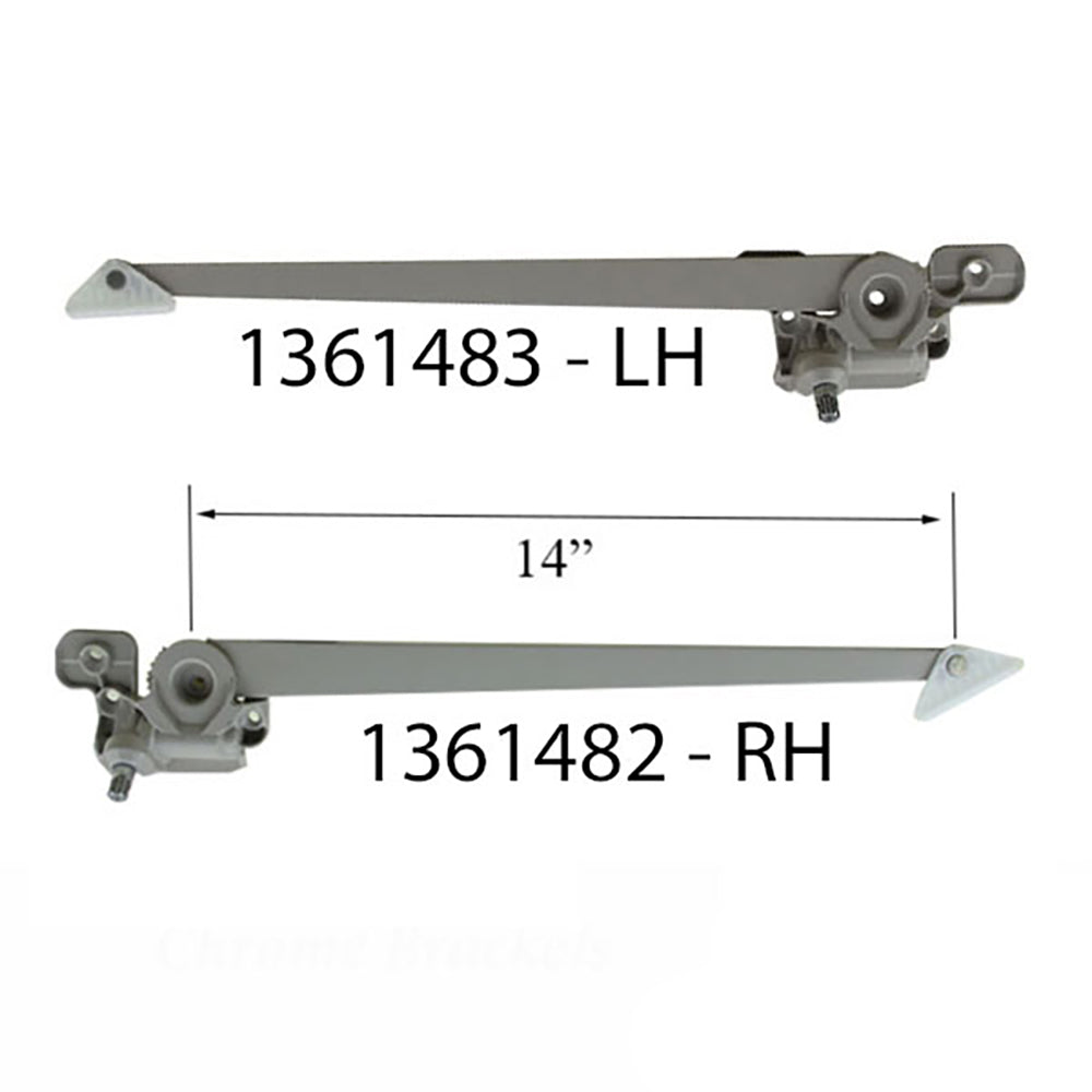 Andersen Perma-Shield Casement Windows - Straight Arm Operator w/screws - Corrosion Resistant - LH