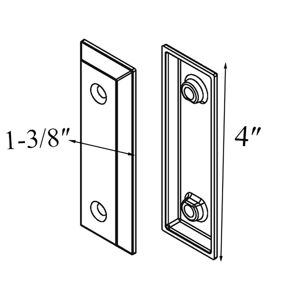 Yuma Gliding Door Cover Plate