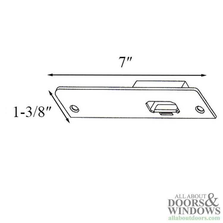 Flush  Bolt Receiver - Head PA/  Sill AP