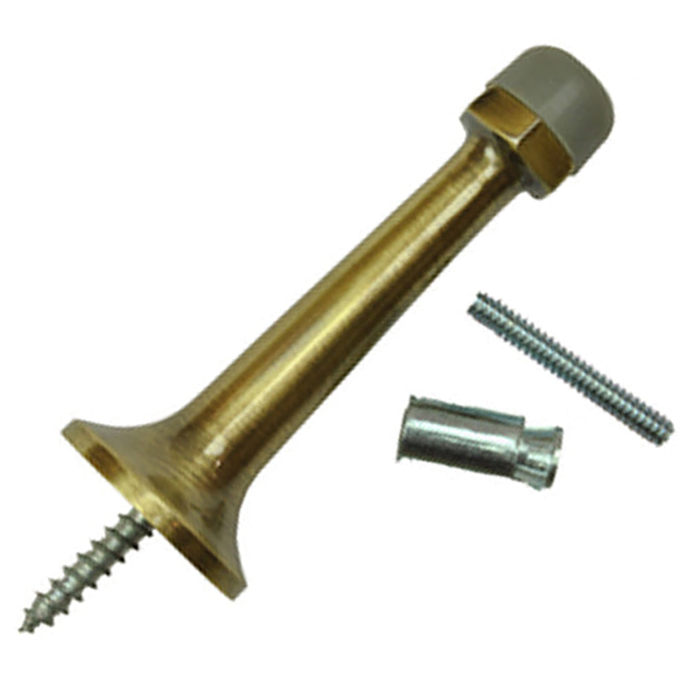 Frenchwood Hinged Panel Door Stop. Length is 3.125 inches