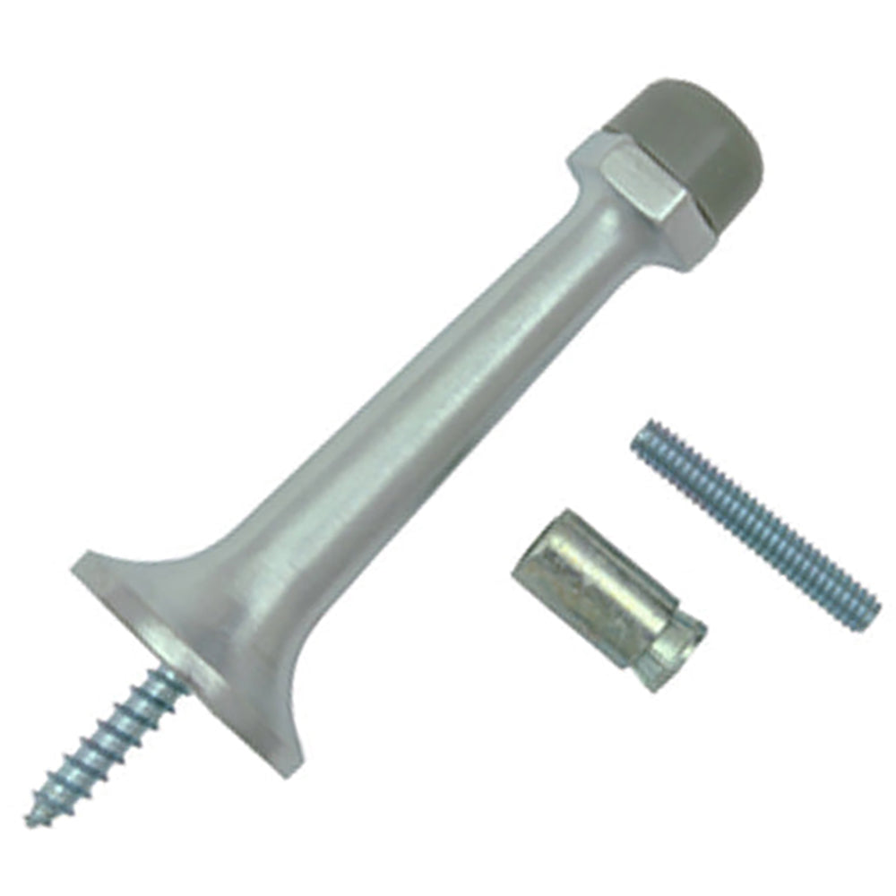 Frenchwood Hinged Panel Door Stop. Length is 3.125 inches