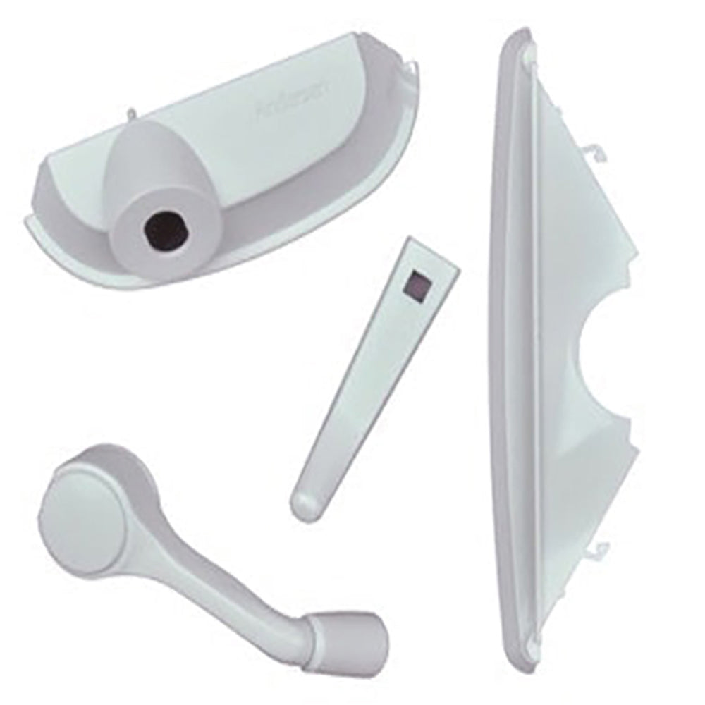 A-Series Traditional Folding Casement Window Hardware - White