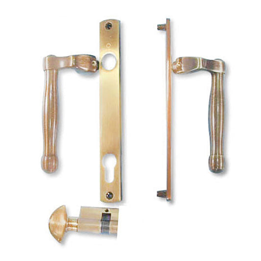 Active, non-keyed 574/392 L- Handle - Polished Brass