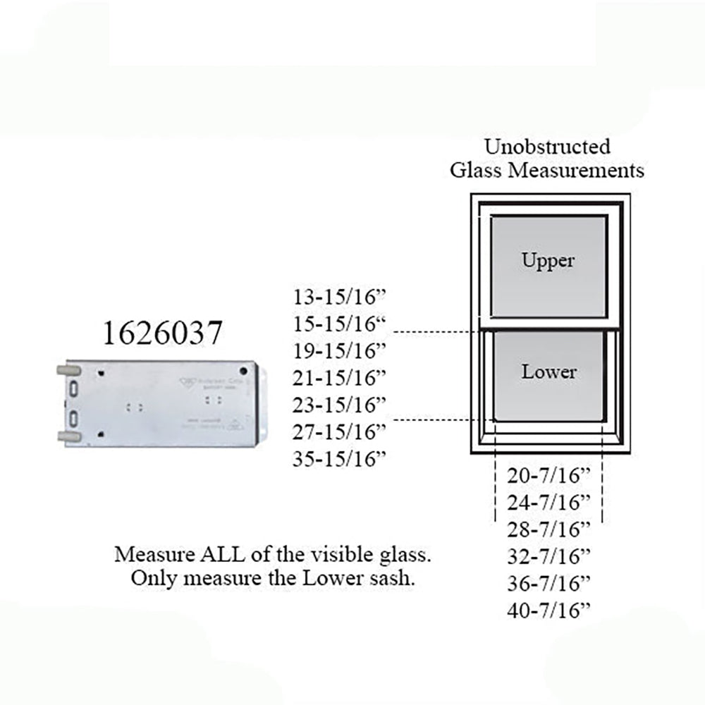 Andersen 200 Series Narroline Window Sash/Counter Balancer - 837