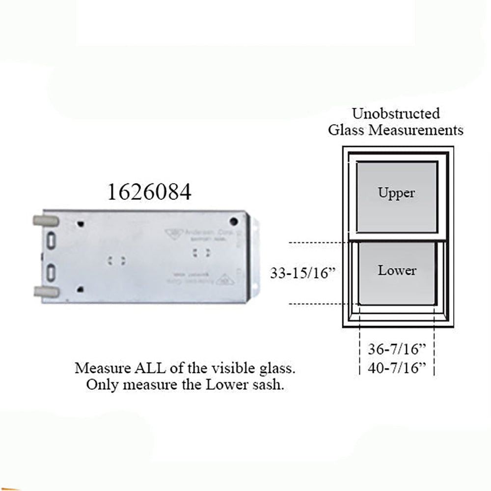 Andersen 200 Series Narroline Window Sash/Counter Balancer, Right Hand - 16R