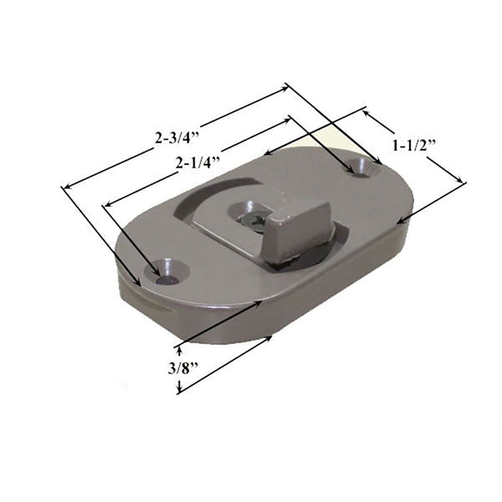 Andersen 3-Panel Perma-Shield Gliding Door - Lock Housing and Bolt Assembly,  - Stone