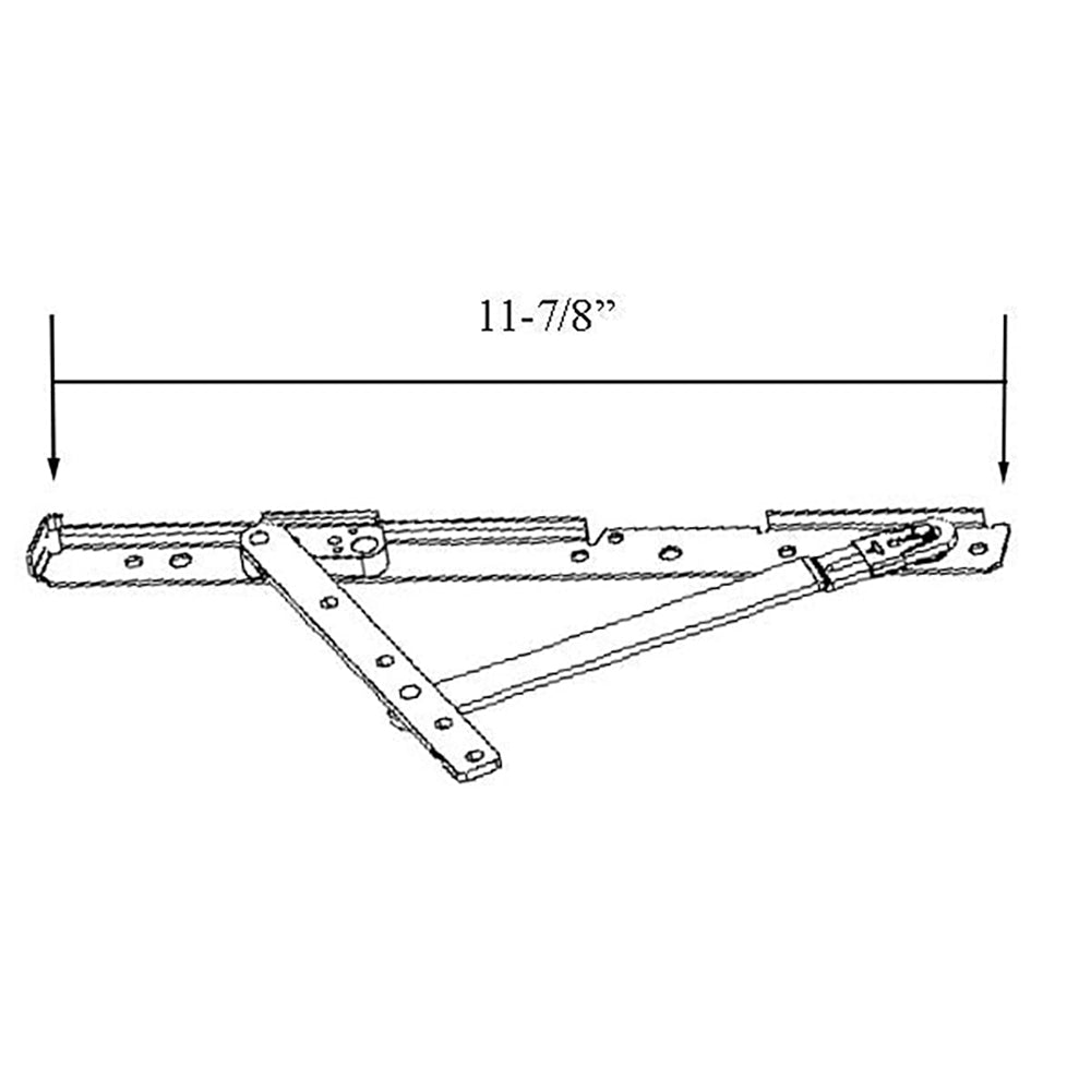 Andersen Casement Left-Hand Corrosion Resistant Split-Arm Sill Hinge