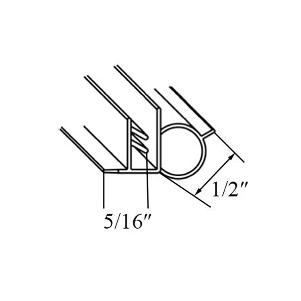 Andersen Casement Window Weatherstrip, Pair PSC6 - Gray