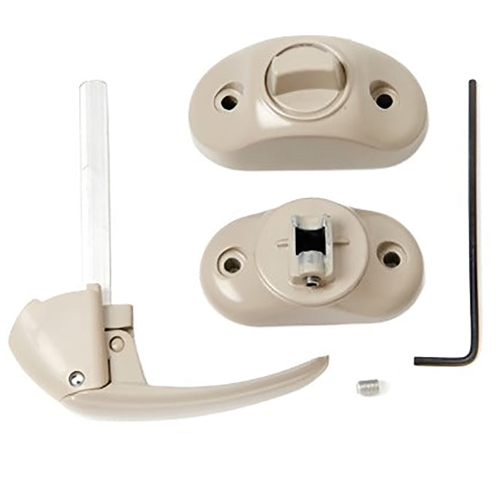 Andersen Emco Interior Latch and Deadbolt for Storm Door in Sandstone