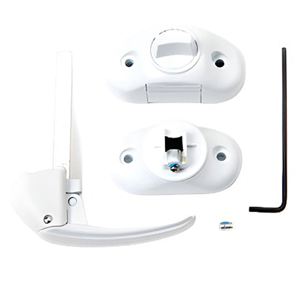 Andersen Emco Interior Latch and Deadbolt for Storm Door in White