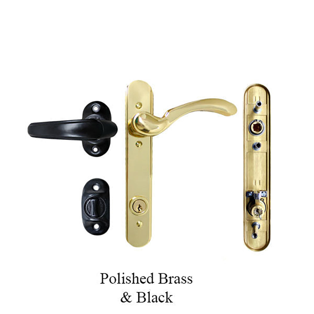 Andersen Emco Keyed 3 Post Storm Door Hardware w/ Deadbolt for 1-1/2 Inch Doors