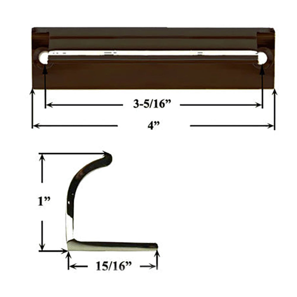 Andersen Estate Hand Lift, Tilt-Wash (DC) and Tilt-Wash (TW) Windows - Chocolate Brown