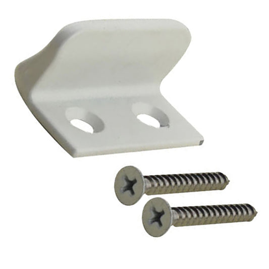 Andersen Exterior Sill Stormwatch Bracket w/ Screws - White