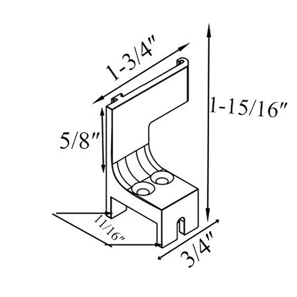 Andersen Frenchwood Gliding Doors - Cassette Retainer - Insect Screen Retractable - RH