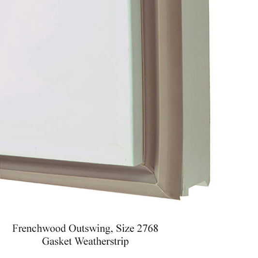 Andersen Frenchwood Outswing Gasket Weatherstrip, Size 2768 - Gray