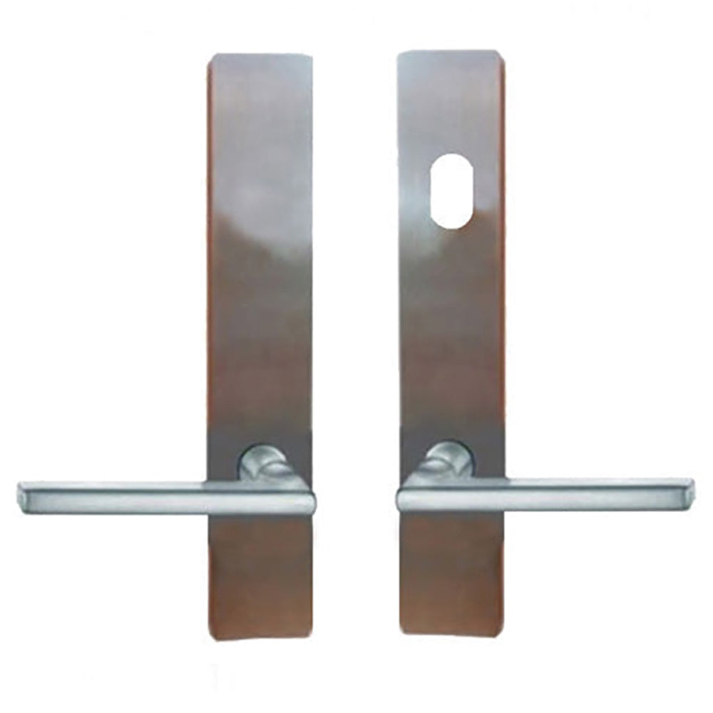 Andersen FSB 1035 Complete Keyed Trim Set for Double Door - Stainless Steel