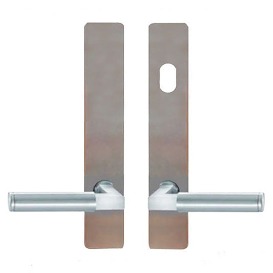 Andersen FSB 1102 Complete Keyed Trim Set for Double Door - Stainless Steel