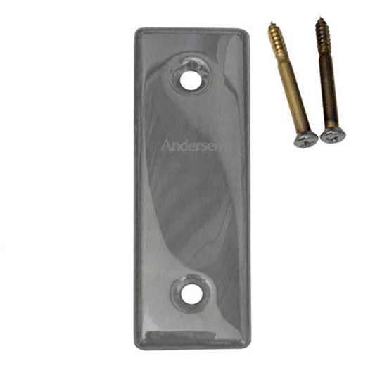 Andersen Gliding Door Cover Plate Anvers Style in Brushed Satin Nickel