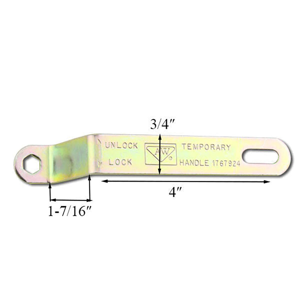 Andersen Gliding Window Temporary Lock Handle