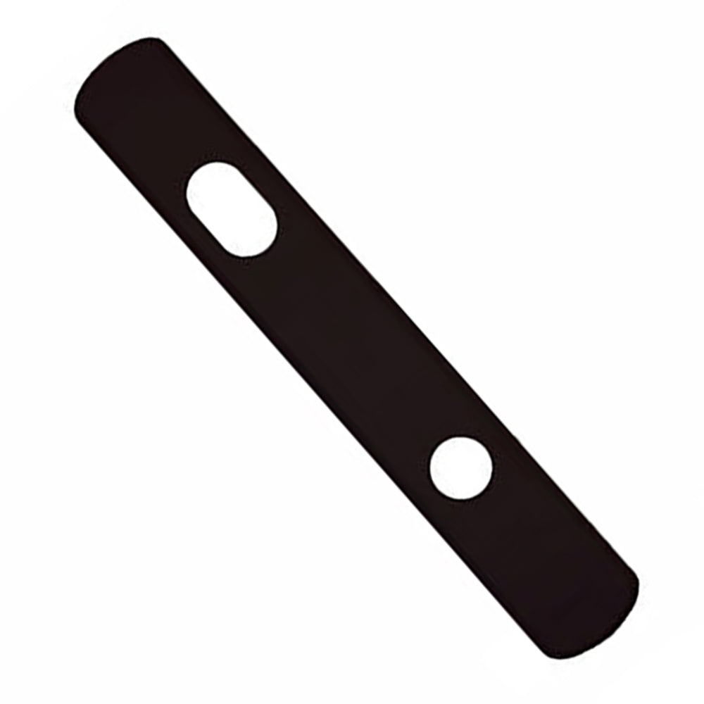 Andersen Hinged Door Escutcheon Plate - Interior - Albany - Black - Active