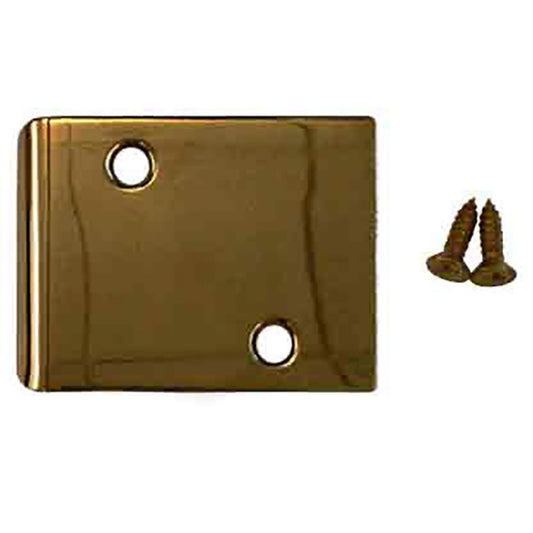 Andersen Jamb Strike Extender, 3" - Antique Brass