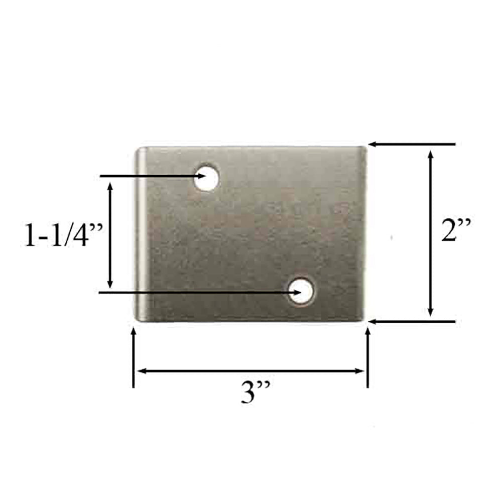 Andersen 3 Inch Jamb Strike Extender in Distressed Nickel