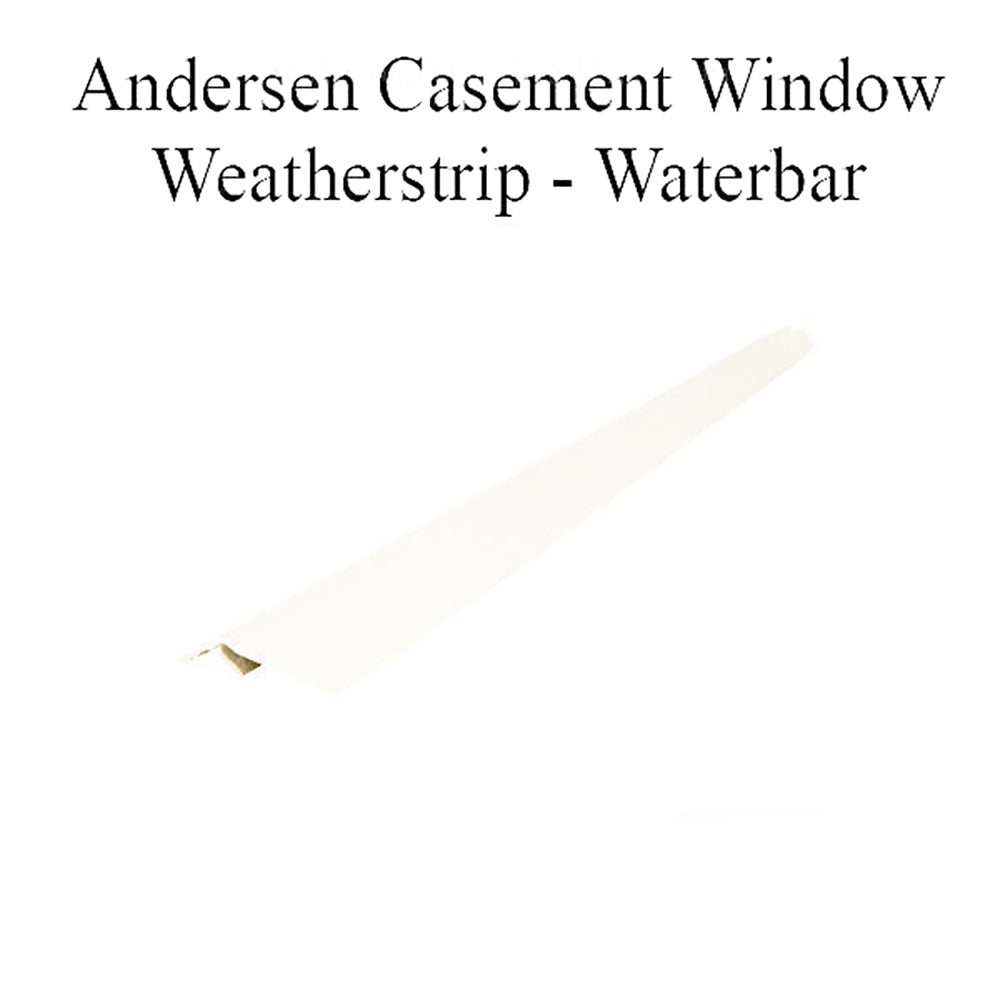 Andersen Perma-Shield Casement Windows - Weatherstrip - Waterbar - 34 23/32 inches - White