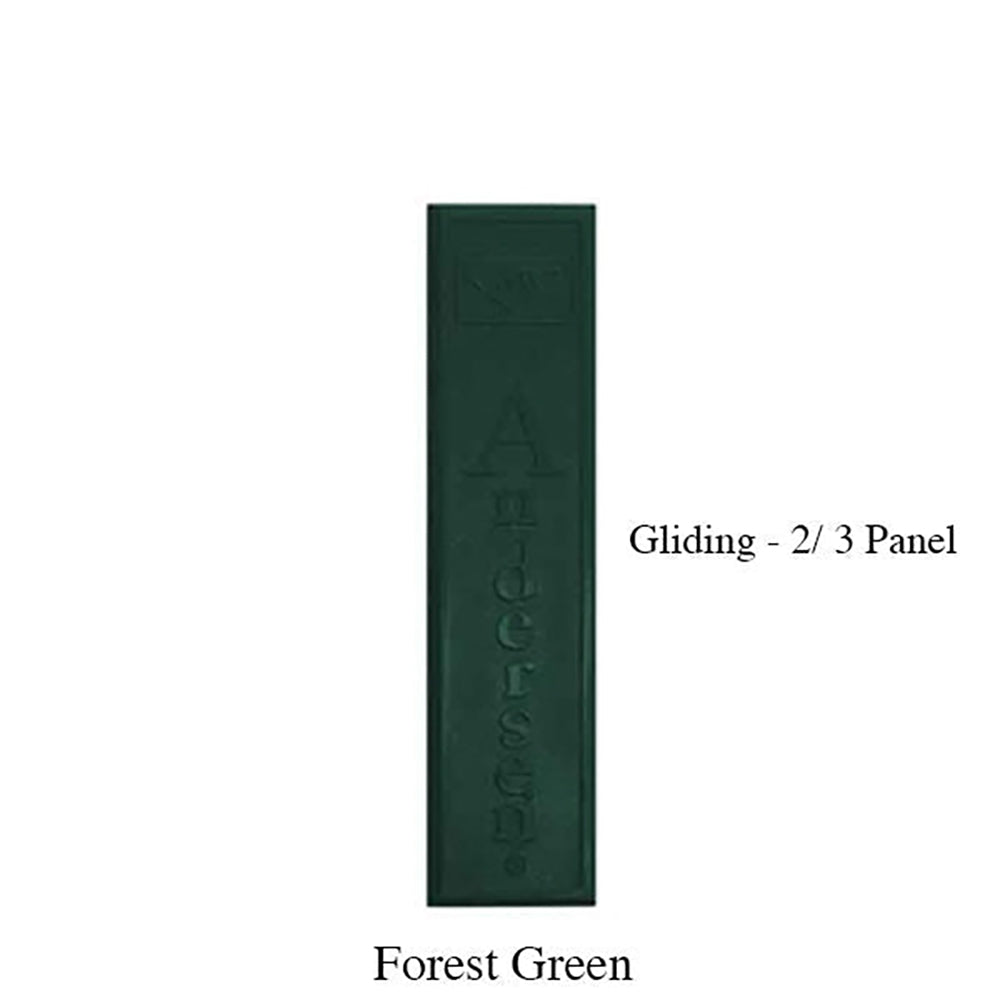 Andersen Perma-Shield Gliding Door Logo Plate w/ Screws, Plastic - Forest Green