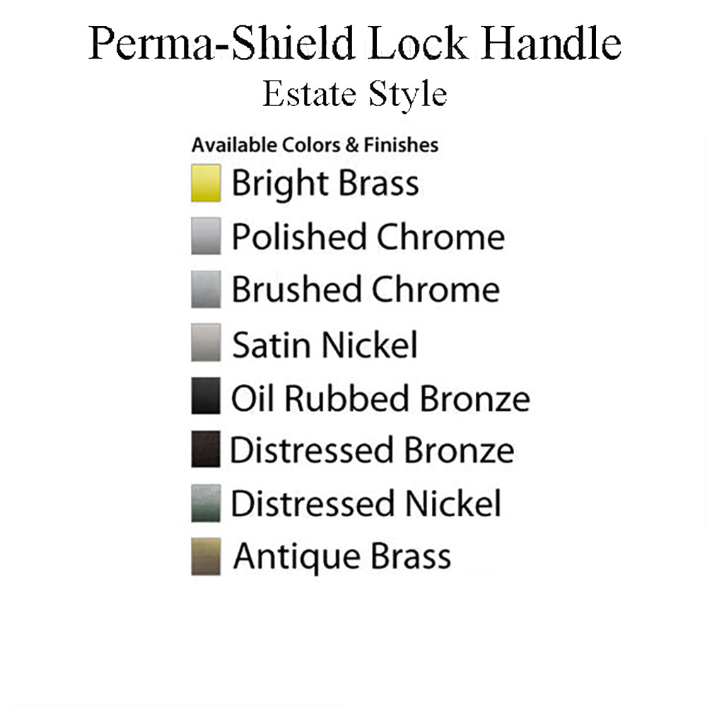 Andersen Perma-Shield Lock Handle, Estate Style - Oil Rubbed Bronze