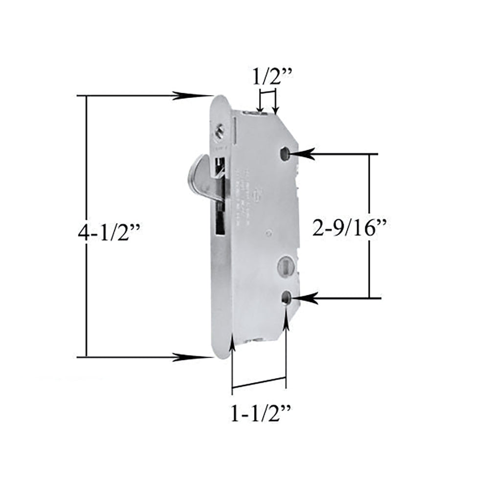 Andersen Pre-Reachout Universal Deadlock for 2 and 3 Panel Gliding Door