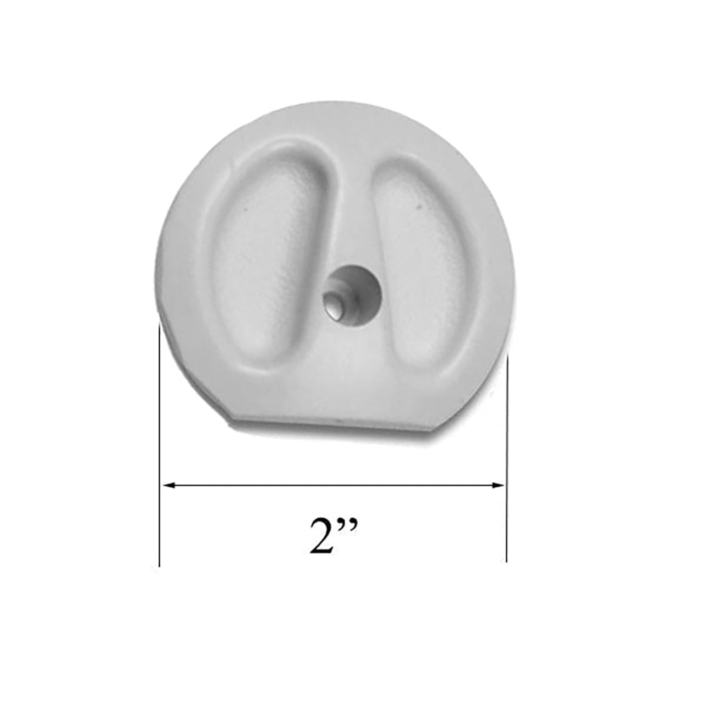 Andersen Round Screen Latch - White