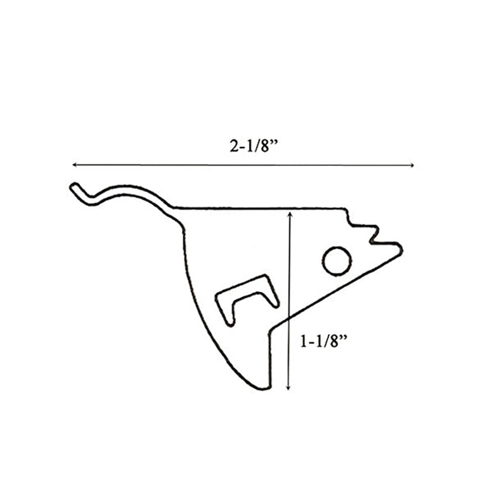 Andersen Screen Wing Blade Lock, Pair with Housing - Stone